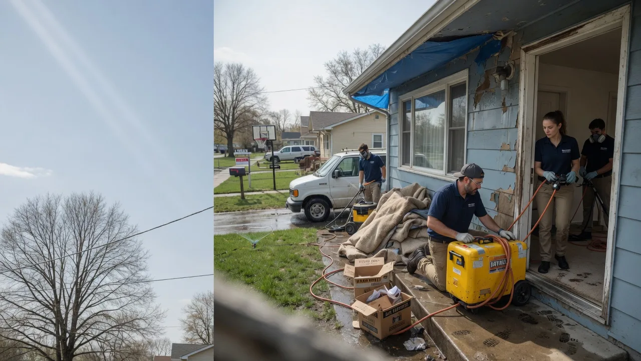 Basement Flood Cleanup in Haddam, KS near me